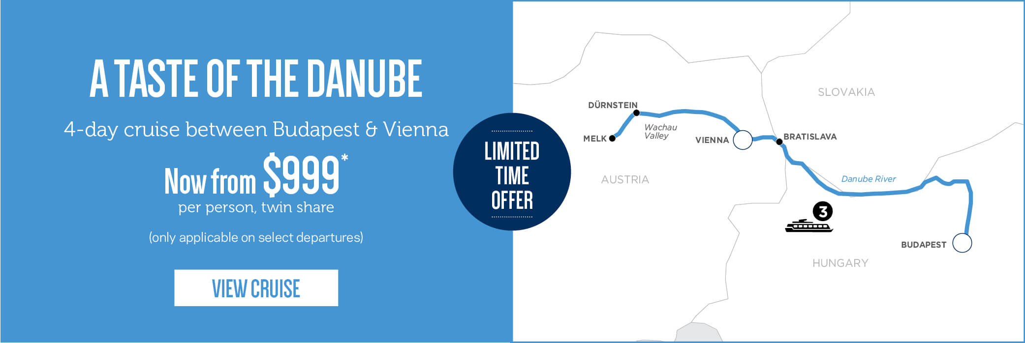 A Taste of the Danube for $999 pp
